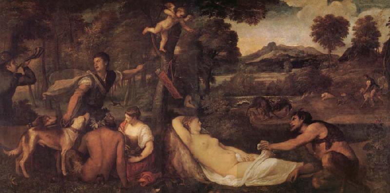 TIZIANO Vecellio La Venus du Pardo china oil painting image